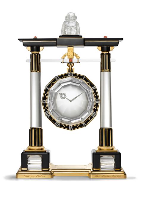 mystery clock cartier